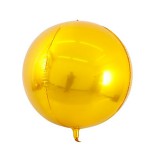 Balo para Festas Esfera 4D Dourada
