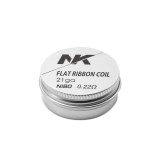 Resistncia NK Flat Ribbon Coil 21GA 0.22 Ohm