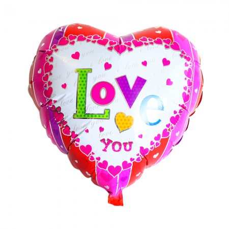 Balao para Festas Coracao LOVE YOU YSBLRE