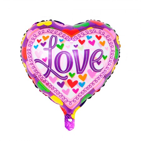 Balao para Festas Coracao LOVE YSBLRG
