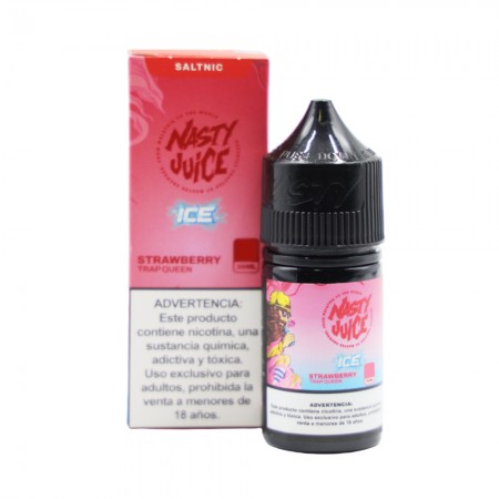 Essencia Vape Nasty Salt Ice Trap Queen Strawberry 50mg 30ml