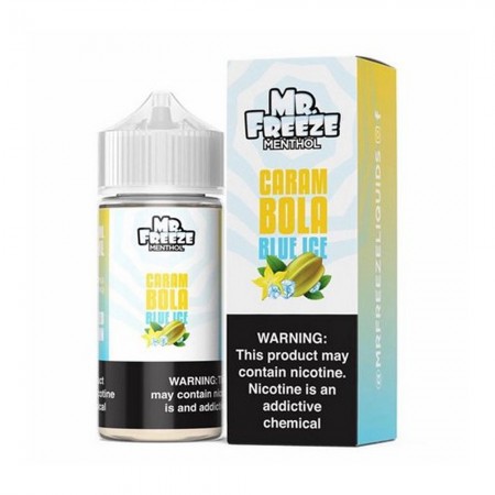 Essencia Vape Mr Freeze Menthol Carambola Blue Ice 6mg 100ml