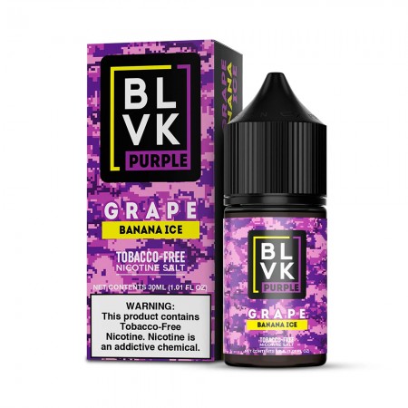 Essencia Vape BLVK Purple Salt Grape Banana Ice 20mg 30ml
