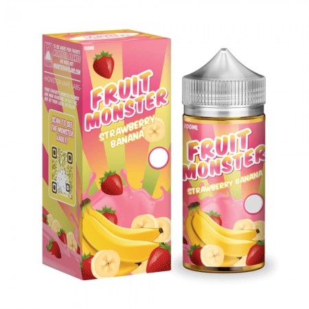Essencia Vape Fruit Monster Strawberry Banana 6mg 100ml