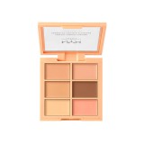 Paleta de Corretivos e Contour NYX 01 Light
