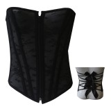 Corset Espartilho Icandy Beauty 602 Preto S com Renda