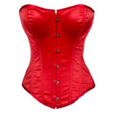 Corset Apricot Vermelho + Calcinha (S) 939