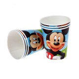 Copo de Papel Descartvel para Festa Mickey 10 Unidades