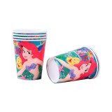 Copo de Papel Descartvel para Festa Ariel 10 Unidades