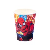 Copo de Papel Descartvel para Festa Homem Aranha 10 Unidades