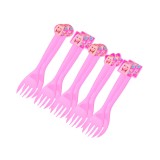 Garfos Descartveis para Festa Party Favlors Barbie 10pcs