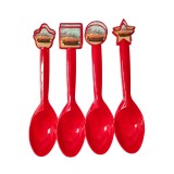 Colheres Descartveis para Festa Party Favlors Cars 10pcs