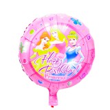 Balo para Festas Happy Birthday Princesas com Borboletas