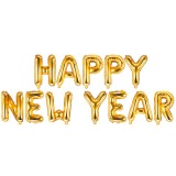 Bales Frase HAPPY NEW YEAR Dourado