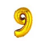 Balo Nmero 9 Dourado 16 Polegadas