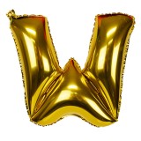 Balo Letra W Dourado 32 Polegadas
