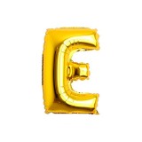 Balo Letra E Dourado 16 Polegadas