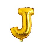 Balo Letra J Dourado 16 Polegadas
