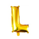 Balo Letra L Dourado 16 Polegadas