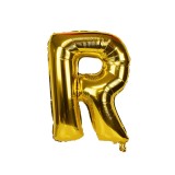 Balo Letra R Dourado 16 Polegadas