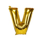 Balo Letra V Dourado 16 Polegadas
