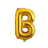 Balo Letra B Dourado 16 Polegadas