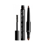 Kit para Sobrancelha Nyx Brow Pencil 3 em 1 08 Ash Brown