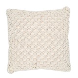 Capa de Almofada Trenzado Beige Claro