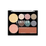 Paleta de Maquiagem Nyx Contour Intuitive CIP05 Smoke&Pearls