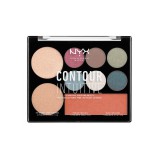 Paleta de Maquiagem Nyx Contour Intuitive CIP03 Plum Metals