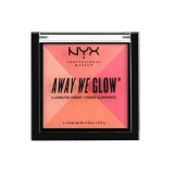 Iluminador Nyx Away We Glow AWGIP04 Crushed Rose