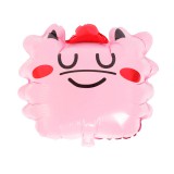 Balo para Festas Quadrado Cartoon Comic Face Rosa