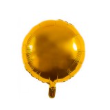 Balo para Festas Redondo Pequeno Dourado