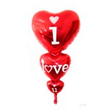 Balo para Festas Corao Triplo I Love You YSBLY2 Grande
