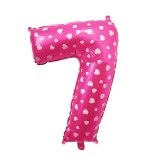 Balo Nmero 7 Pink 16 Polegadas