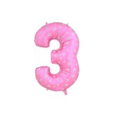 Balo Nmero 3 Pink 32 Polegadas