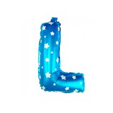 Balo Letra L Azul 16 Polegadas