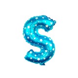 Balo Letra S Azul 16 Polegadas