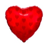 Balo para Festas Corao com Estampa Corao YSBLY503 Vermelho