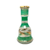 Base Narguile de Vidro  Khalil Mamoon KM25 Verde 30cm