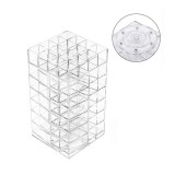 Organizador Acrlico Quadrado para Maquiagem No. 04 Giratrio