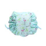 Neceser Desmontvel com Cordo Verde/Estampa Flamingo