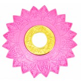 Prato Narguile Infinite V2 Rosa Dourado