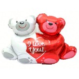 Balo para Festas Ursos I Love YOU Grande