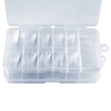 Kit de Unhas Falsas Transparentes