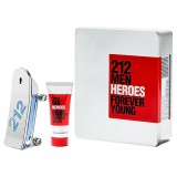 Kit Carolina Herrera 212 Men Heroes EDT 90ml + Shower Gel 100ml