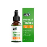Tintura CBDFX Wellness 2:1 CBD 1000mg + CBG 500mg 30ml