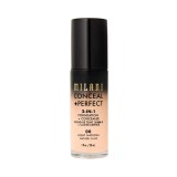 Base Corretivo Milani Conceal + Perfect 2-In-1 00 Light Natural 30ml
