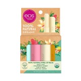 Kit Protetor Labial EOS Natural Organic 4pcs