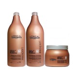 Kit Capilar L'Oral Absolut Repair Ps-Qumica Shampoo 1L + Condicionador 1L + Mscara 500g